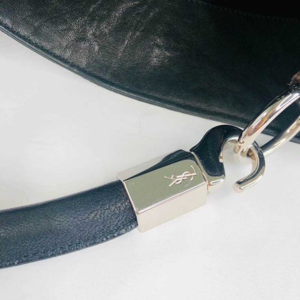 Yves Saint Laurent Roady Black leather Satchel - Picture 10 of 15